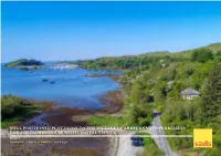 Well Positioned Plot Close to the Village of Ardfern with Permission for a Detached House with Coastal Views