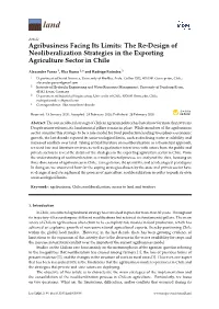 Agribusiness Facing Its Limits: the Re-Design of Neoliberalization Strategies in the Exporting Agriculture Sector in Chile