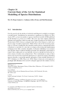 Current State of the Art for Statistical Modeling Of