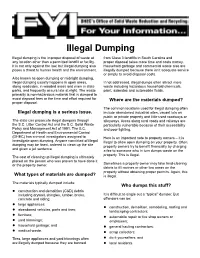 Illegal Dumping