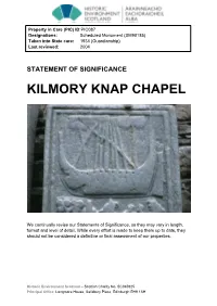 Kilmory Knap Chapel Statement of Significance