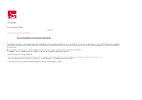 Licensing Rules Repertoire Definition