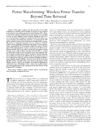Power Waveforming: Wireless Power Transfer Beyond Time Reversal