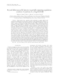 Cessation of Anadromy in a Long-Lived Fish