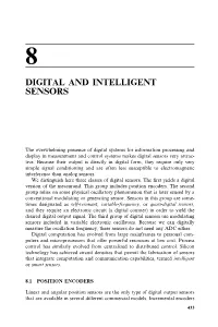 Digital and Intelligent Sensors