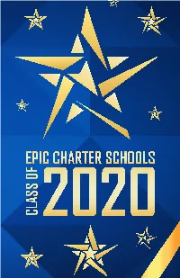 Saturday, June 6, 2020 Virtual Ceremony Order of Ceremony June 6, 2020 - Virtual Commencement Introduction
