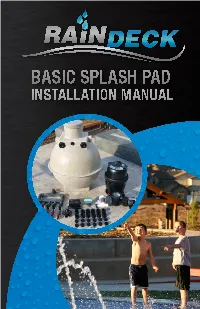 YOUR SPLASH PAD RESOURCE 1 Index