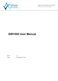 GW1000 User Manual