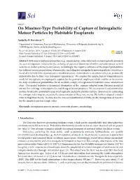 On Mautner-Type Probability of Capture of Intergalactic Meteor Particles by Habitable Exoplanets