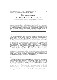 The Viscous Catenary