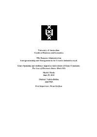 University of Amsterdam Faculty of Business and Economics Msc Business Administration Entrepreneurship and Management in The