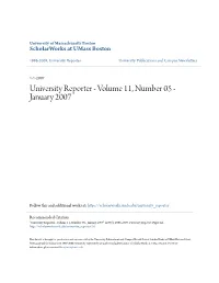 University Reporter University Publications and Campus Newsletters
