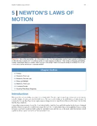 5 | Newton's Laws of Motion 207 5 | NEWTON's LAWS of MOTION