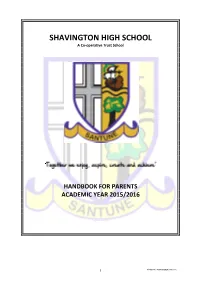 Insert for Parent Handbook 2005-06