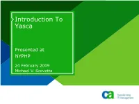 Introduction to Yasca