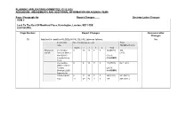 Planning Applications Committee 15.12.2020 Addendum: Amendments and Additional Information on Agenda Items