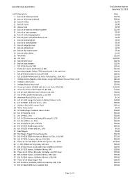 Price List for Website.Xlsx