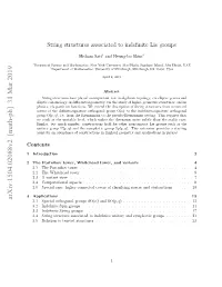 String Structures Associated to Indefinite Lie Groups