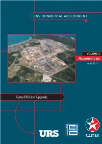 Kurnell B Line Upgrade Appendices