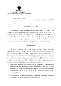 Decyzja Nr DKK 5 Z 04.01.2008.Pdf