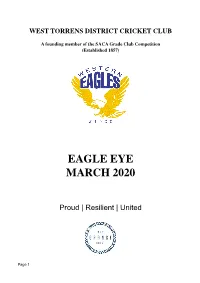Eagle Eye March 2020