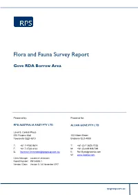 Flora and Fauna Survey Report