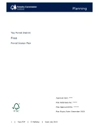 Forest Design Plan