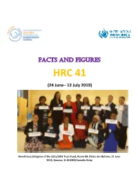 HRC 41 (24 June– 12 July 2019)