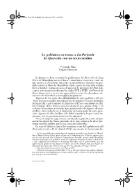 La Polémica En Torno a La Perinola De Quevedo Con Un Texto Inédito