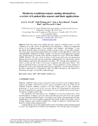 Moderate Resolution Remote Sensing Alternatives: a Review of Landsat-Like Sensors and Their Applications