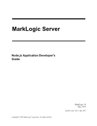 Node.Js Application Developer's Guide (PDF)