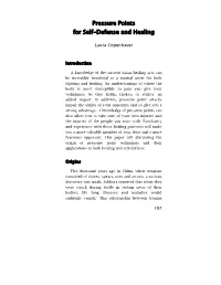 Pressure Points for Self-Defense and Healing