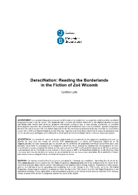 Reading the Borderlands in the Fiction of Zoë Wicomb