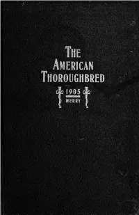 The American Thoroughbred