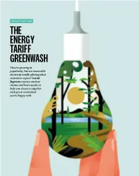 The Energy Tariff Greenwash They're Growing in Popularity