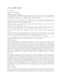 Cannes 2005 Report