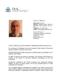 Carlos A. Matheus