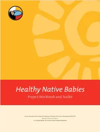 Healthy Native Babies Project Workbook and Toolkit