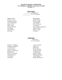 House Committee Assignments