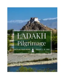 Ladakh Info & Itinerary