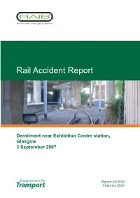 Rail Accident Report