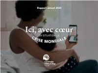 Rapport Annuel 2020 Dans Ce Rapport