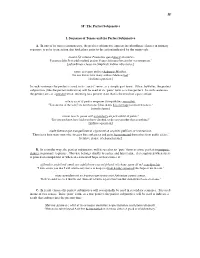 5F 5F: the Perfect Subjunctive I. Sequence of Tenses and The