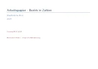 Der Bezirk in Zahlen