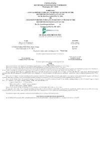 GLOBAL PAYMENTS INC. (Exact Name of Registrant As Specified in Charter)