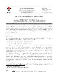 The Hewitt Realcompactification of an Orbit Space