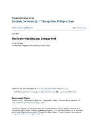 The Rookery Building and Chicago-Kent