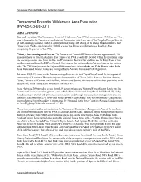 Tumacacori Potential Wilderness Area Evaluation [PW-05-03-D2-001]