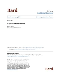 Eurydice Without Orpheus