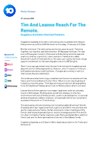 Tim and Leanne Reach for the Remote. Gogglebox Australia’S New Cast Members